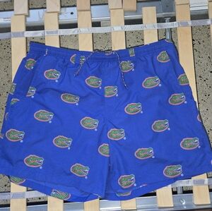 Columbia PFG Florida Gators Swim Trunks Men’s XXL Blue Mesh Lined